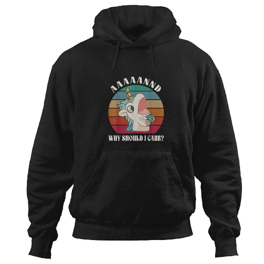 AAAAANND Why Should I Care Vintage Art Unicorn Meme Animal  - Dominick The Donkey Style  : Bobs Burgers Family Shirt, Bobs Burgers Vintage Hoodies