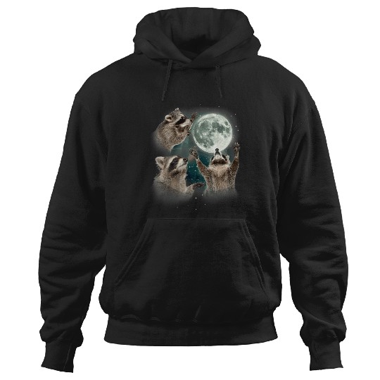 Three Racoons Howling Funny  For Raccoon Lovers: Bobs Burgers Family Shirt, Bobs Burgers Vintage Hoodies
