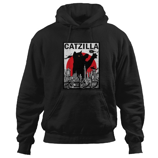 Catzilla Vintage Sunset Poster  : Bobs Burgers Family Shirt, Bobs Burgers Vintage Hoodies