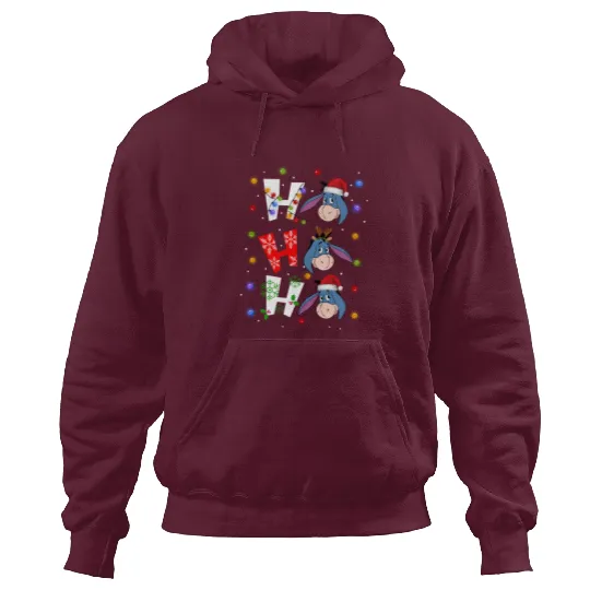 Disney Winnie The Pooh Eeyore Santa Christmas Hoodies