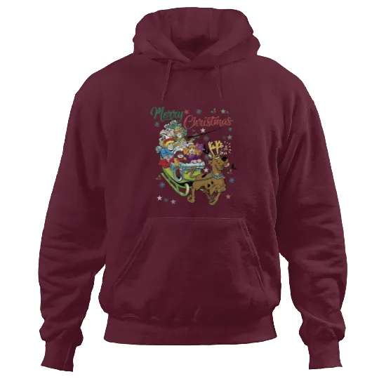 Christmas Scooby Doo Unisex Hoodies, Disney Scooby Doo Xmas Hoodies