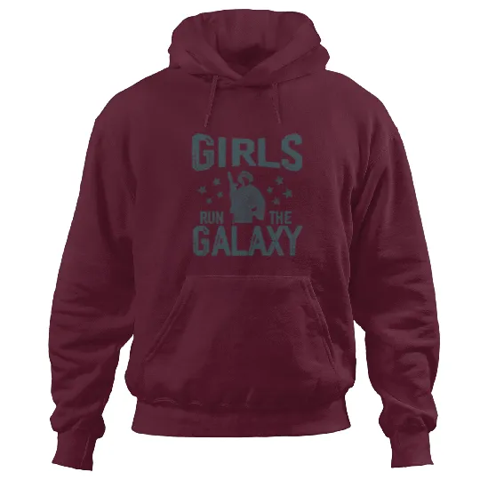 Vintage Star Wars Princess Leia Girls Run The Galaxy Hoodies, Disney Star Wars Hoodies