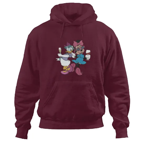 Epcot Minnie and Daisy, Disney Epcot Hoodies, Drink Around the World Hoodies