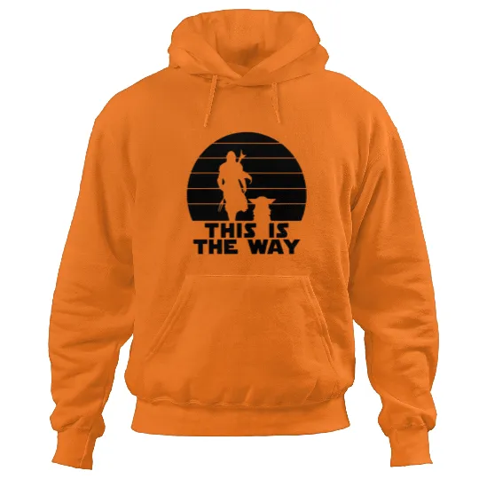 This is the way, Disney Family and couple Hoodies, disney matching Hoodies, disney mandalorian  Hoodies