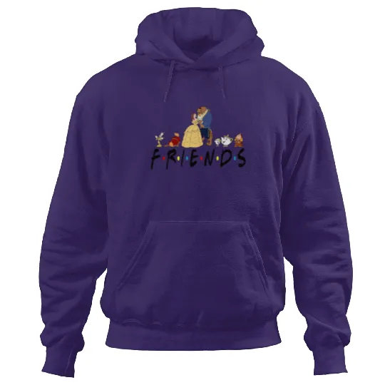 Beauty and the Beast Friends Hoodies, Funny Disney Hoodies, Funny Friends