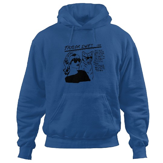 Discover Taylor Allbum 1989 Hoodies, Vintage Taylor With Cat Hoodies