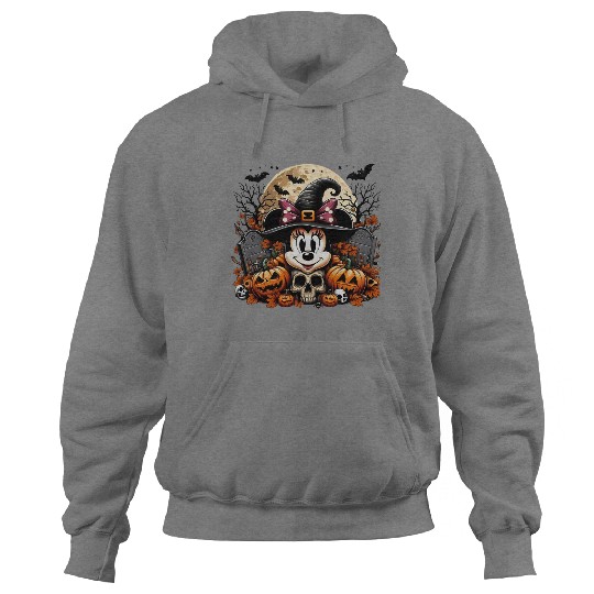 Minnie Mouse Halloween Hoodies, Minnie Pumpkin Hoodies, Disney Spooky