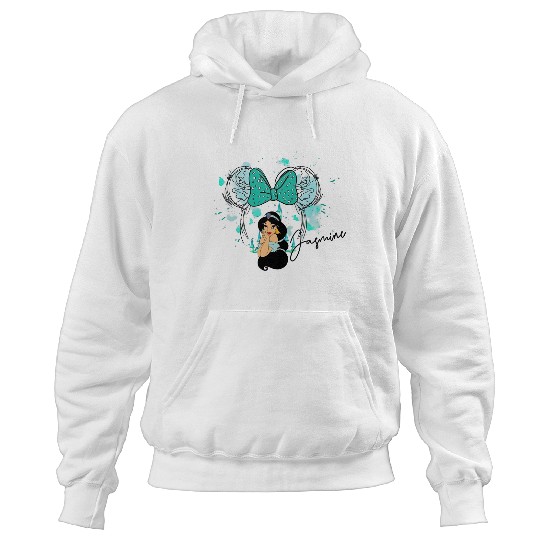 Princess Jasmine, Jasmine Hoodies, Watercolor Disney Castle Hoodies
