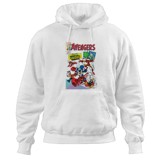 Disney 100 Mickey Mouse & Friends Avengers Comics Book Retro Hoodies