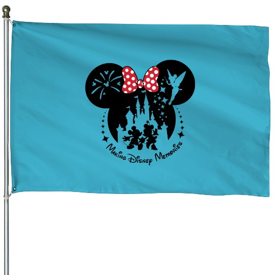 Making Disney Memories House Flags, Disneyland Family Vacation, Disneyworld House Flags