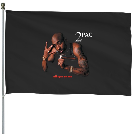 Discover All Eyez On Me Vintage House Flags, 2Pac House Flags, All Eyez On Me 2Pac House Flags