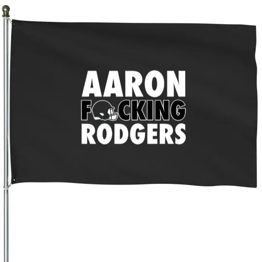Aaron Rodgers Jets House Flags, Funny Jets House Flags