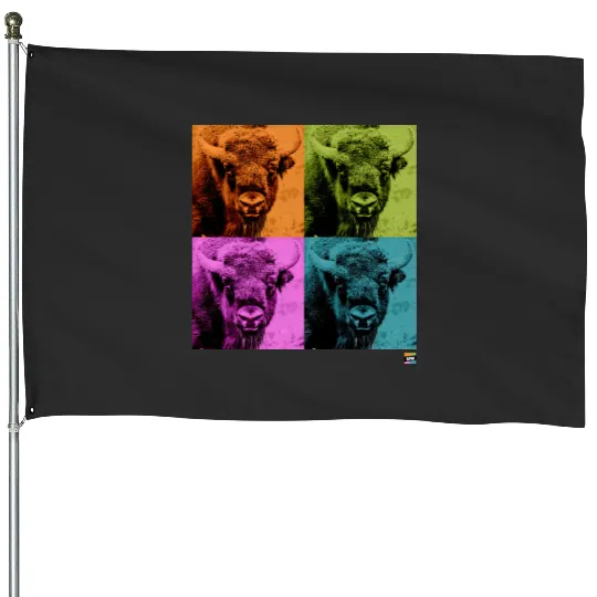 SPM Buffalo (Bison) - Spm Buffalo - House Flags