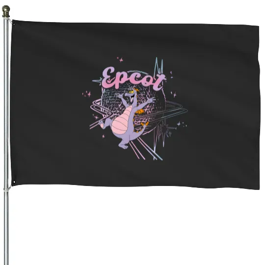 Figment House Flags, Epcot Figment Tank, Disney Figment Tank, One Little Spark House Flags
