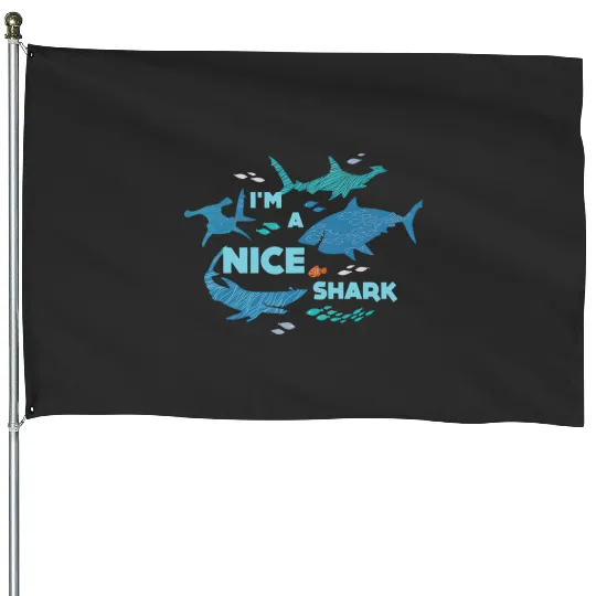 Nemo Shark House Flags, Bruce Nemo House Flags, Nemo House Flags, Finding Nemo House Flags, Disneyland House Flags