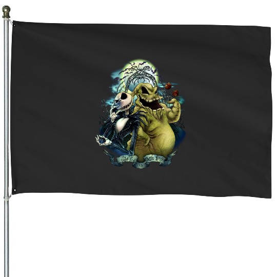 Disney Halloween House Flags, Oogie Boogie Halloween House Flags