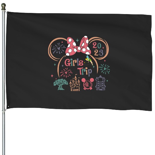 Disney Girls Trip 2023  House Flags, Besties Trip 2023 House Flags