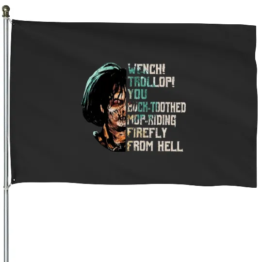 Vintage Disney Billy Butcherson Wench Trollop House Flags, Hocus Pocus 2 House Flags, Sanderson Sisters Witch House Flags