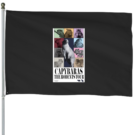 Capybara TaylorSwift Eras Tour House Flags