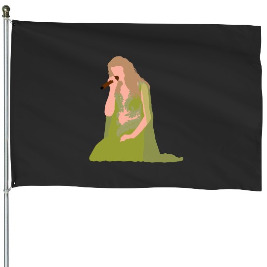TaylorSwift Eras Tour green dress folklore evermore House Flags
