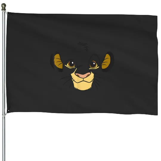 Disney Lion King Simba Face Halloween House Flags