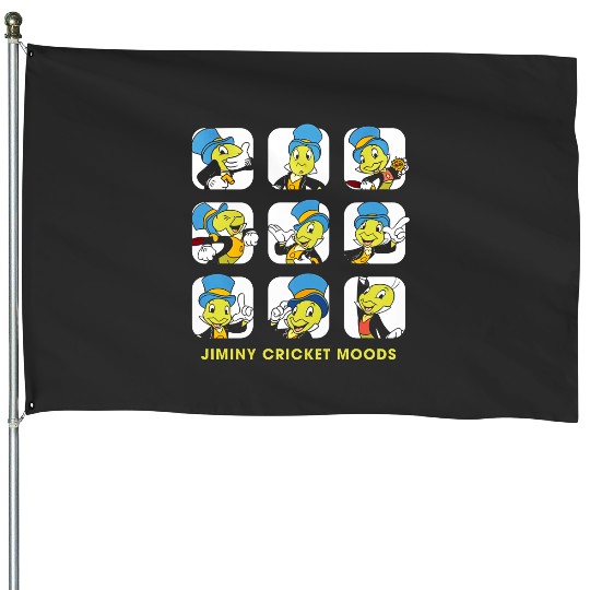 Disney Jiminy Cricket Moods House Flags
