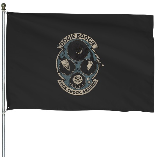 Discover Disney Nightmare Before Christmas Group Shot Vil House Flags