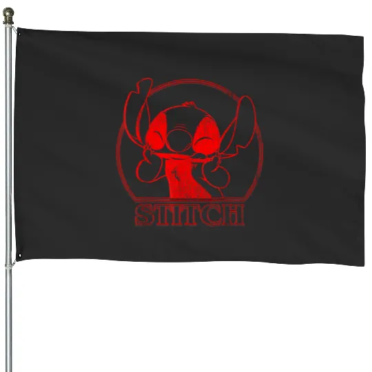Disney Lilo Stitch Stranger Stitch House Flags