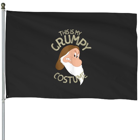Disney Snow White This Is My Grumpy Costume Hall House Flags