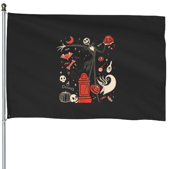 Discover Disney The Nightmare Before Christmas Jack Zero House Flags