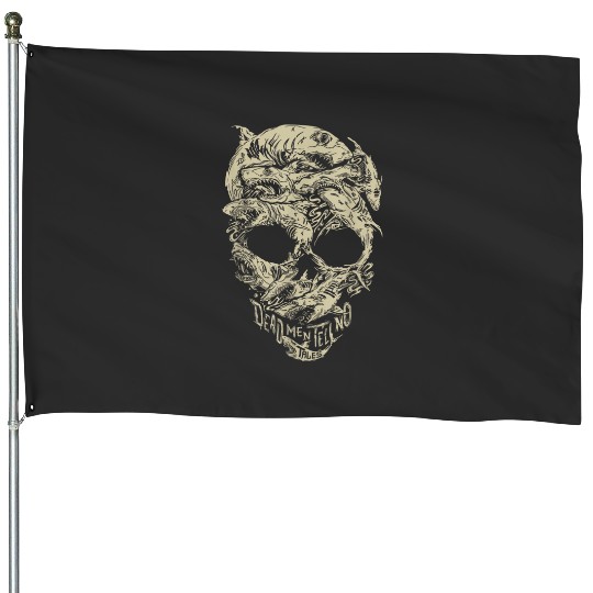Disney Pirates Shark Skull 4399 House Flags