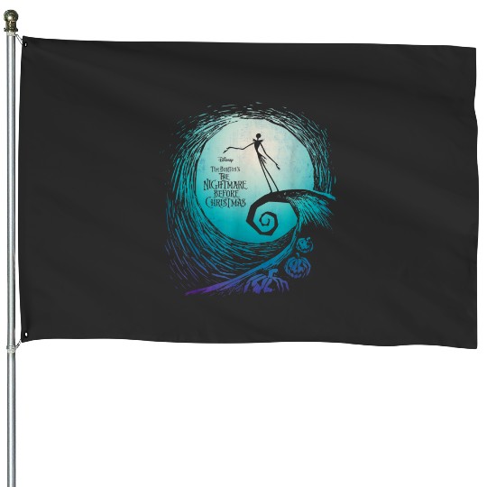 Discover Disney Nightmare Before Christmas Jack Movie Log House Flags