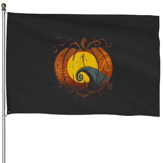 Discover Disney The Nightmare Before Christmas Pumpkin Ki House Flags