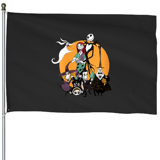 Discover Womens Disney The Nightmare Before Christmas All House Flags