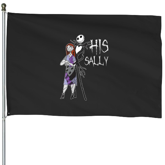 Disney The Nightmare Before Christmas His Sally House Flags