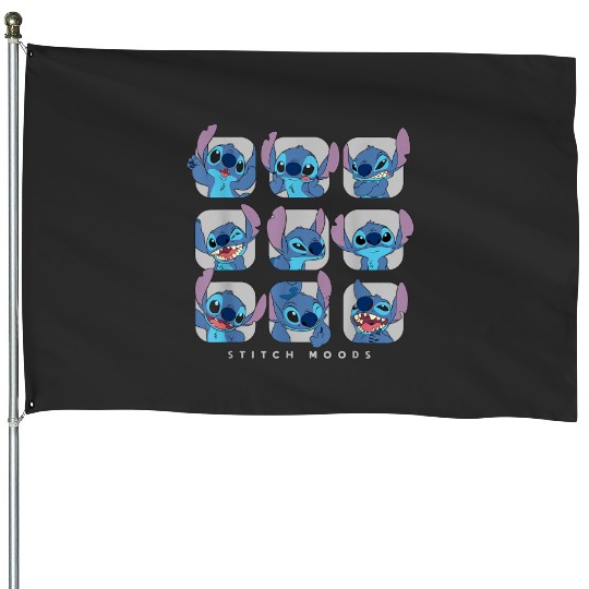 Disney Lilo and Stitch Moods 8279 House Flags