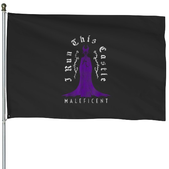 Discover Disney Villains Mothers Day Maleficent I Run Thi House Flags