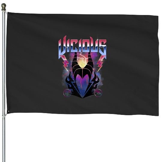 Disney Villains Maleficent Vicious Rock Portrait House Flags