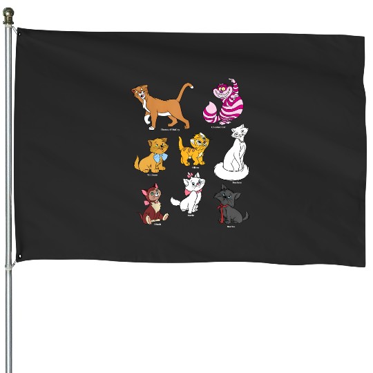 Friends Cats Disney Disneyland House Flags Disney Trip 2023 House Flags