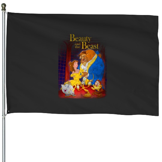 Beauty And The Beast Disney Disneyland 2023 House Flags Disney Trip 2023