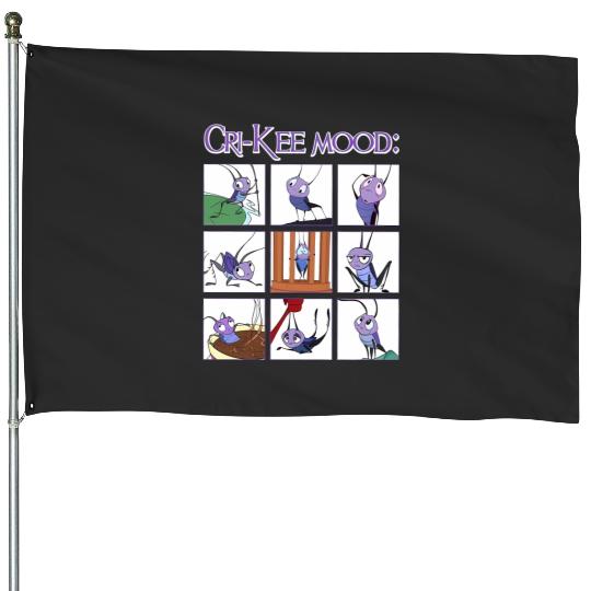 Disney Mulan Cri Kee Mood Emotion Of Cri-Kee Cute Face House Flags Birthday House Flags