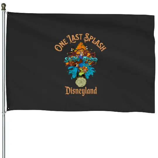 Disneyland Splash Mountain House Flags, Disney Splash Mountain House Flags