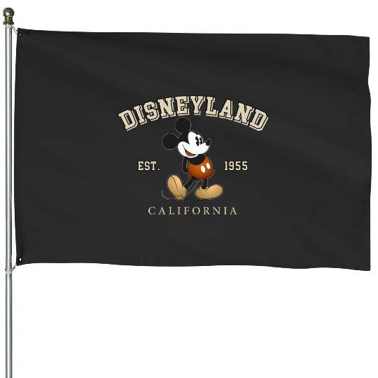 Vintage Disneyland 1955 House Flags, Mickey Mouse House Flags