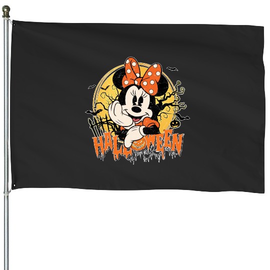 Discover Disney Halloween Family Minnie Halloween House Flags