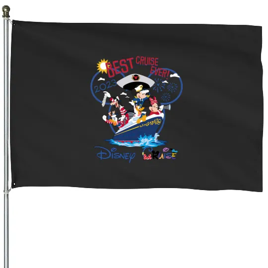 Disney Cruise Family Vacation 2023 House Flags, Disney Cruise Group House Flags