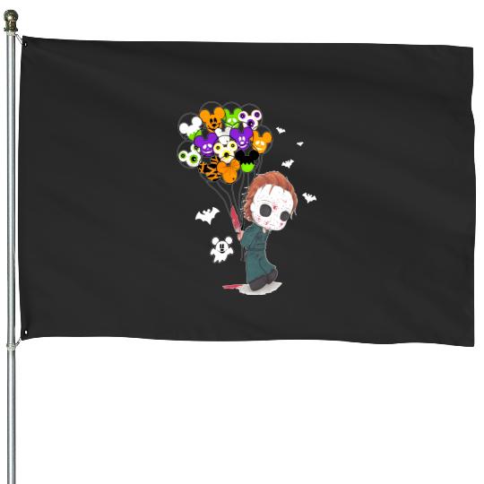 Michael Myers House Flags, Disney Balloon House Flags