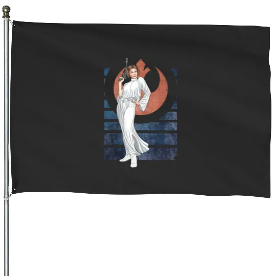 Vintage Disney Star Wars Princess Leia House Flags, Retro Star Wars  House Flags, Princess Leia Rebel House Flags, Disney Family Vacation House Flags
