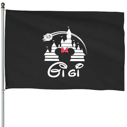 Gigi Mouse House Flags, Grandma Mouse House Flags, Disney Family House Flags, Disney House Flags, Disney Grandma House Flags