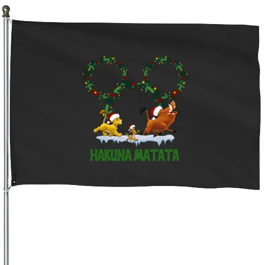 Animal Kingdom Christmas House Flags, Disney Christmas House Flags, Animal Kingdom matching House Flags