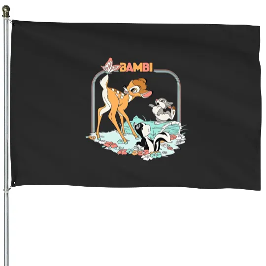 Disney Bambi House Flags, Disneyworld House Flags, Disneyland House Flags